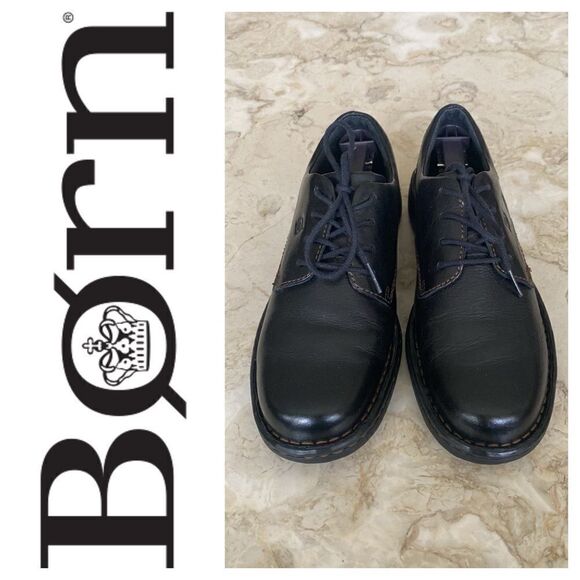 Born Leather Oxford Lace Up Derby Shoes - Picture 1 of 14